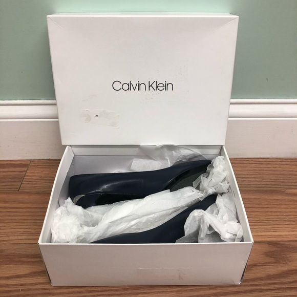 Calvin Klein | Women's Gayle High Heels | Navy | Size 6.5 - Picture 5 of 5